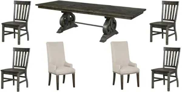 MagnussenÂ® Home Bellamy 7 Piece Rectangular Dining Table Set