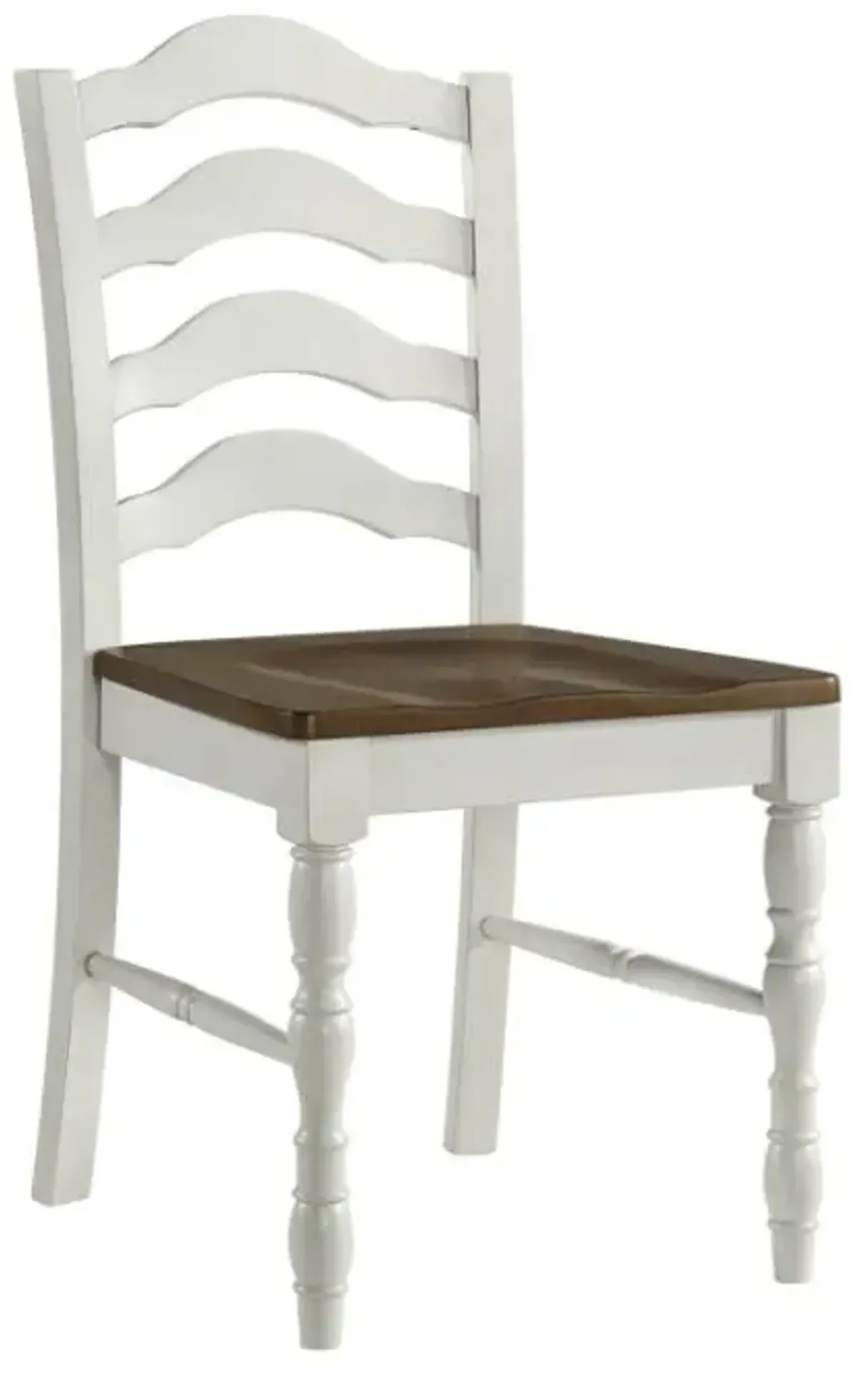 Elements International Vesta 5-Piece Brown/White Dining Set