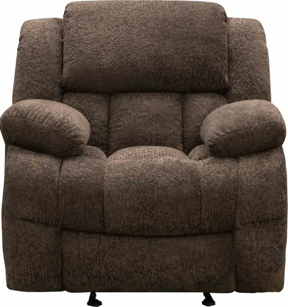 Vogue Furniture Universe Espresso Glider Recliner