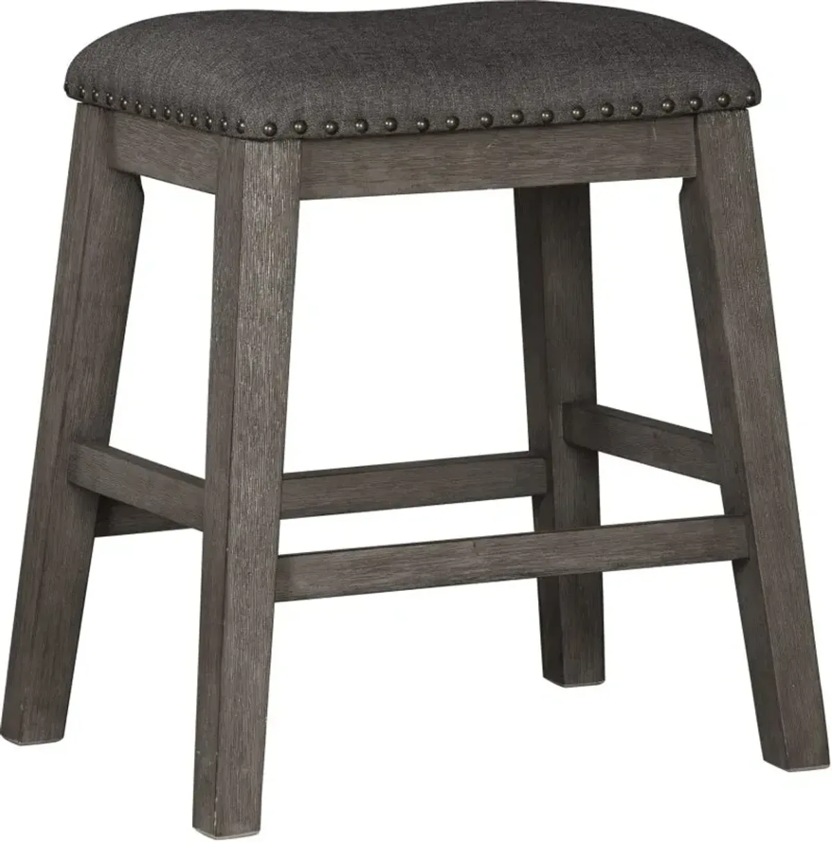 Signature Design by AshleyÂ® Caitbrook Gray Upholstered Stool