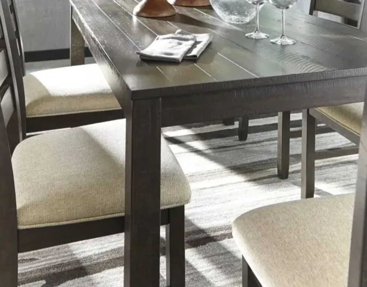 Signature Design by AshleyÂ® Rokane 7-Piece Brown Dining Table Set