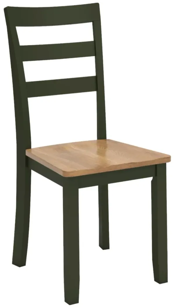 Signature Design by AshleyÂ® Gesthaven Green/Natural Dining Side Chair