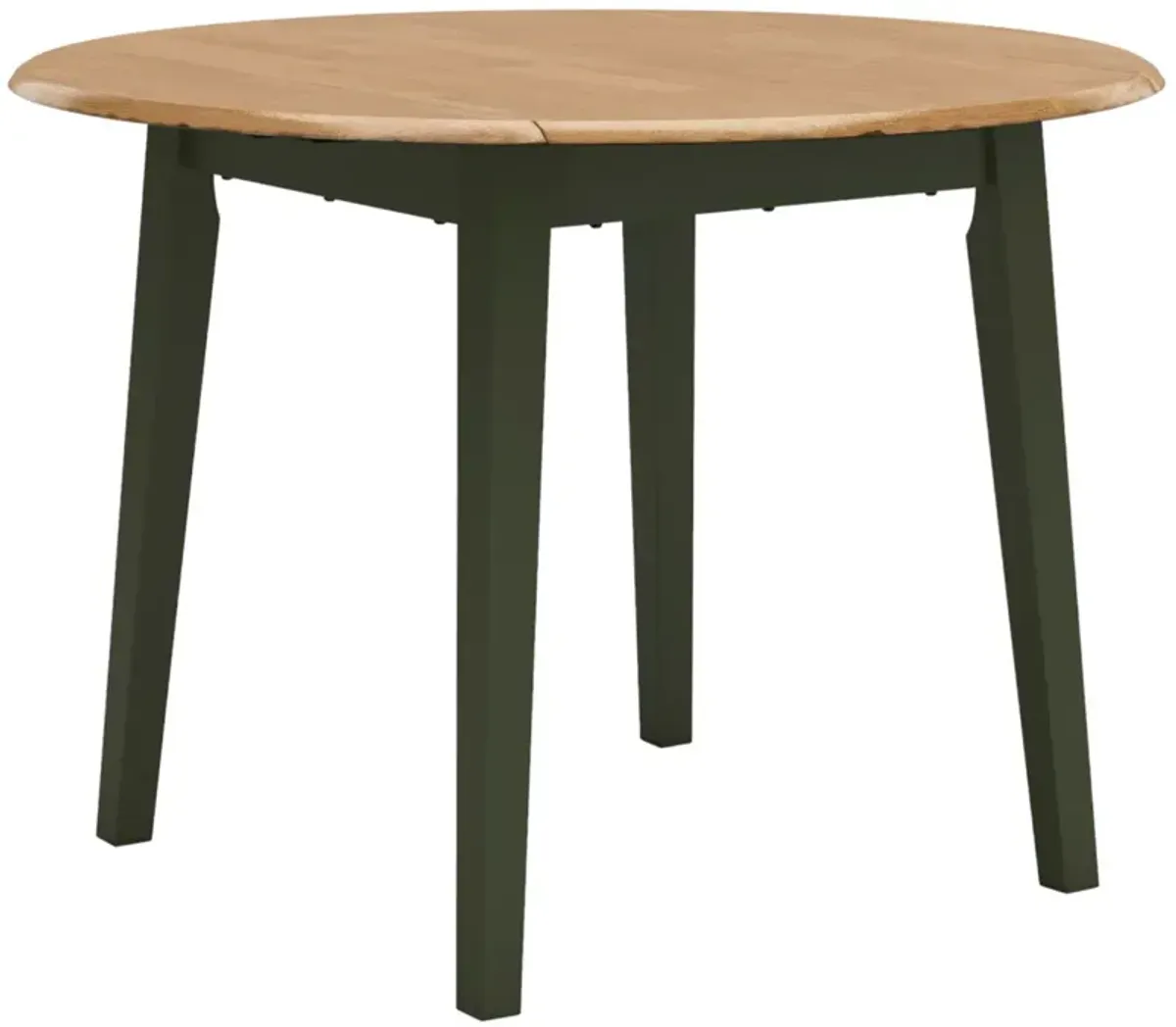 Signature Design by AshleyÂ® Gesthaven Natural Dining Table with Green Base