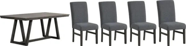 New ClassicÂ® Home Furnishings High Line 5-Piece Coffee/Gray Dining Table Set