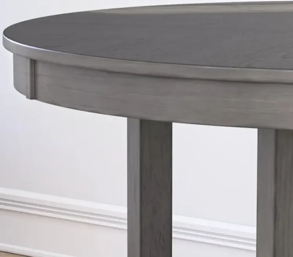 Signature Design by AshleyÂ® Wrenning 5-Piece Gray Dining Table Set