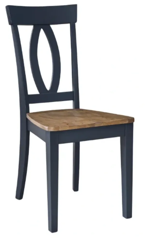 Signature Design by AshleyÂ® Landocken Blue/Brown Dining Side Chair