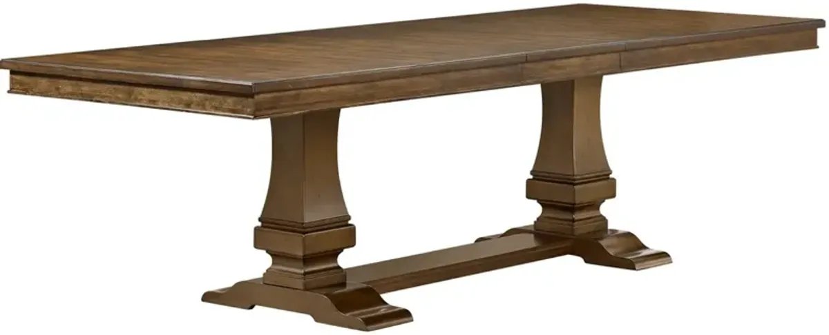 Elements International Philippe 7-Piece Cherry Dining Set