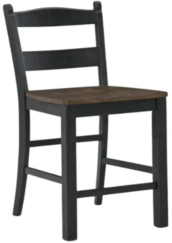 Signature Design by AshleyÂ® Valebeck Black/Brown Bar Stool