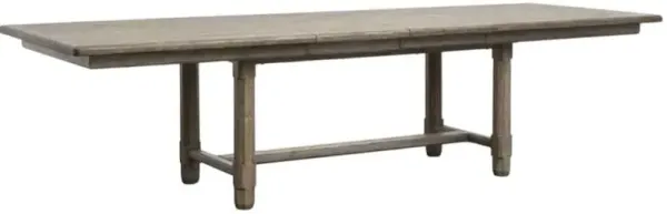 Magnussen HomeÂ® Claremont 7-Piece Smokey Taupe Armless Dining Table Set