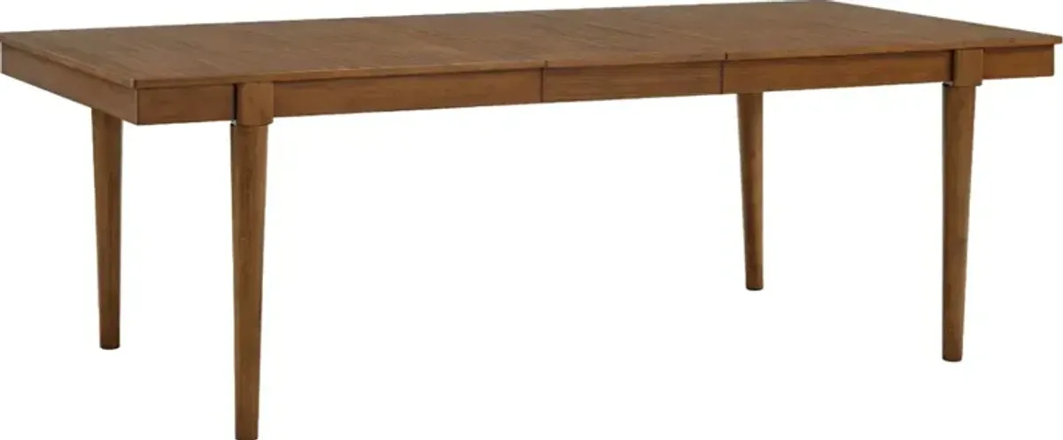 Signature Design by Ashley® Lyncott 5-Piece Brown Dining Extension Table Set
