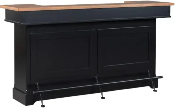 Signature Design by AshleyÂ® Wildenauer Black/Brown Bar