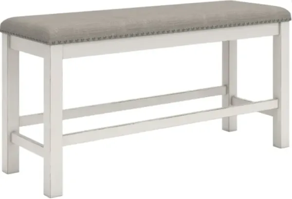 Signature Design by AshleyÂ® Robbinsdale Antique White/Light Gray Dining Bench