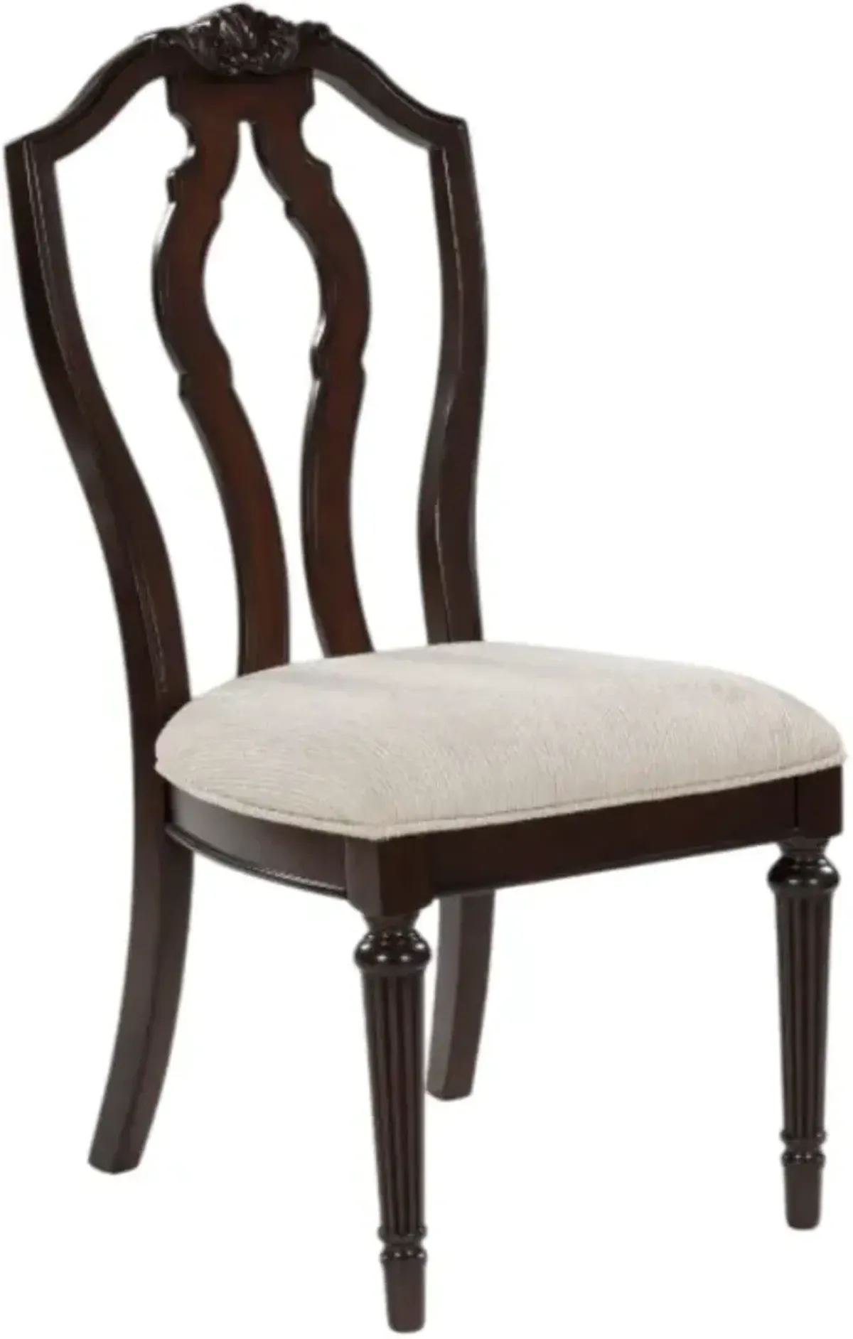 Signature Design by AshleyÂ® Lavinton Cherry Brown/Tan Dining Side Chair
