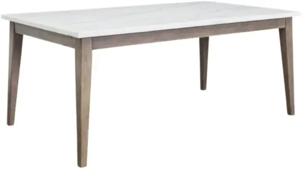 Signature Design by AshleyÂ® Loyaska Brown/White Dining Table