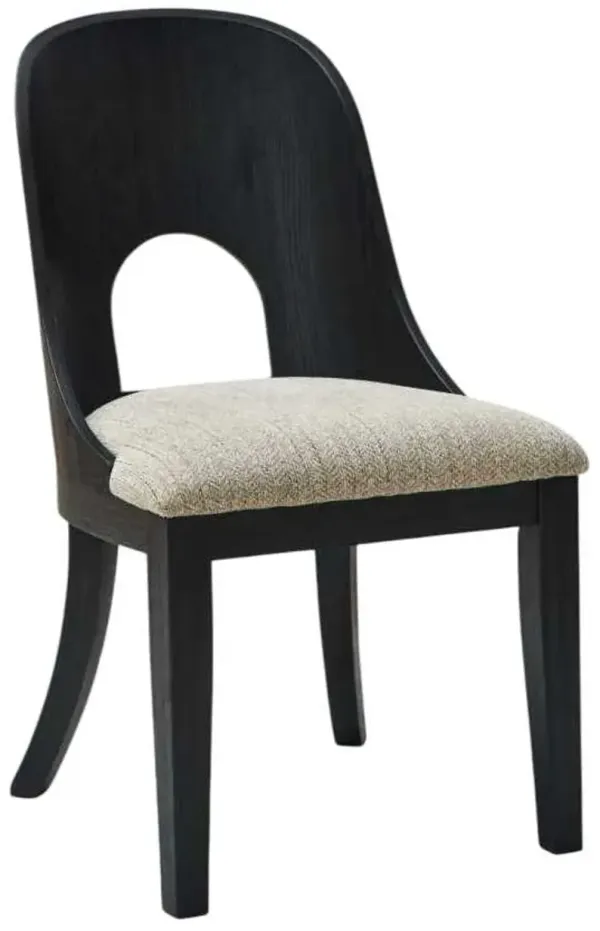 Signature Design by AshleyÂ® Rowanbeck Black/Gray Dining Side Chair