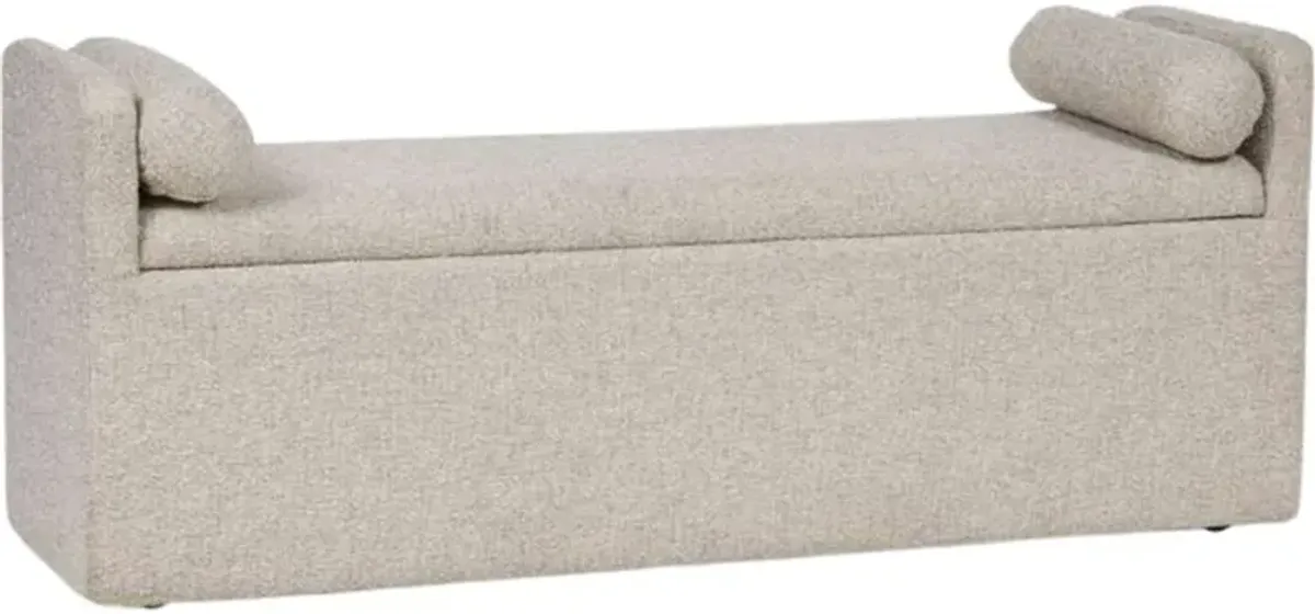 Signature Design by AshleyÂ® Galliden Beige Upholstered Dining Bench
