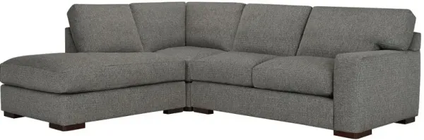 Kevin CharlesÂ® Veronica 3 Piece Sugarshack Dark Gray Sectional