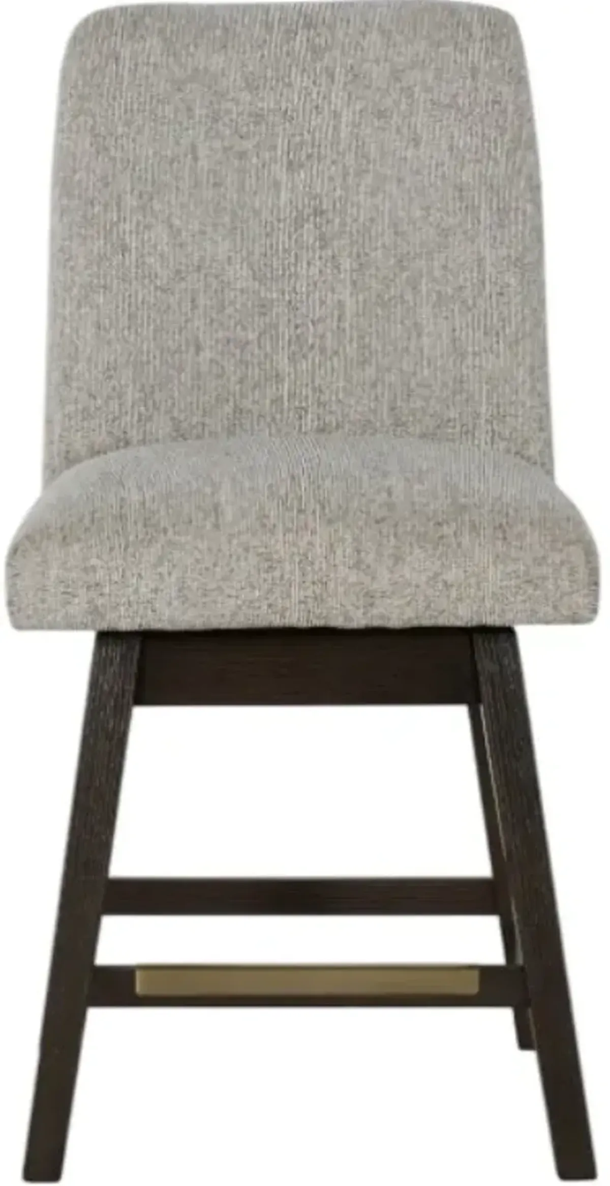 Signature Design by AshleyÂ® Burkhaus Beige/Dark Brown Swivel Bar Stool