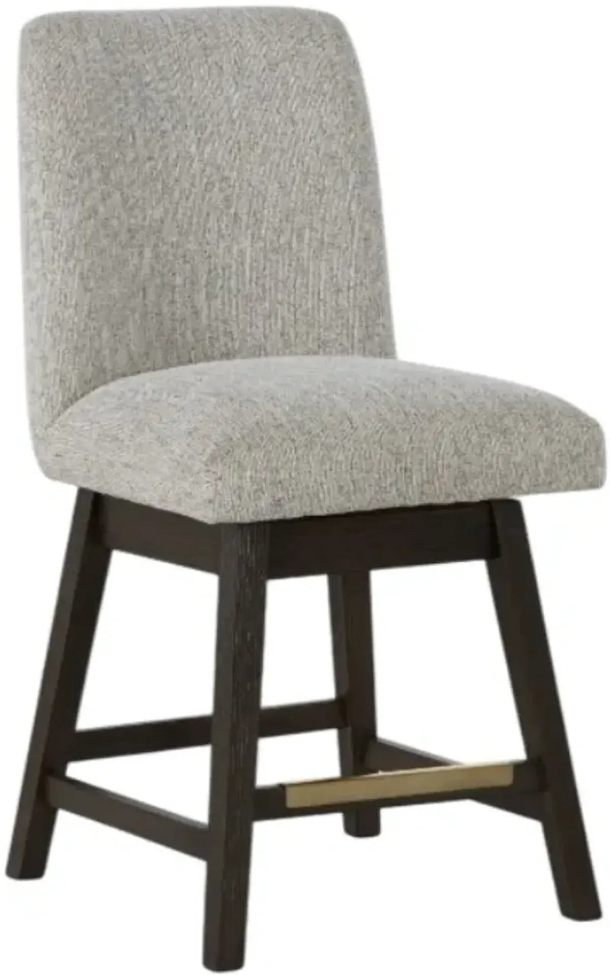 Signature Design by AshleyÂ® Burkhaus Beige/Dark Brown Swivel Bar Stool