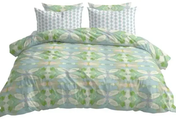 Laura Park Designs Elephant Falls 5-Piece Full/Queen Duvet Cover Set