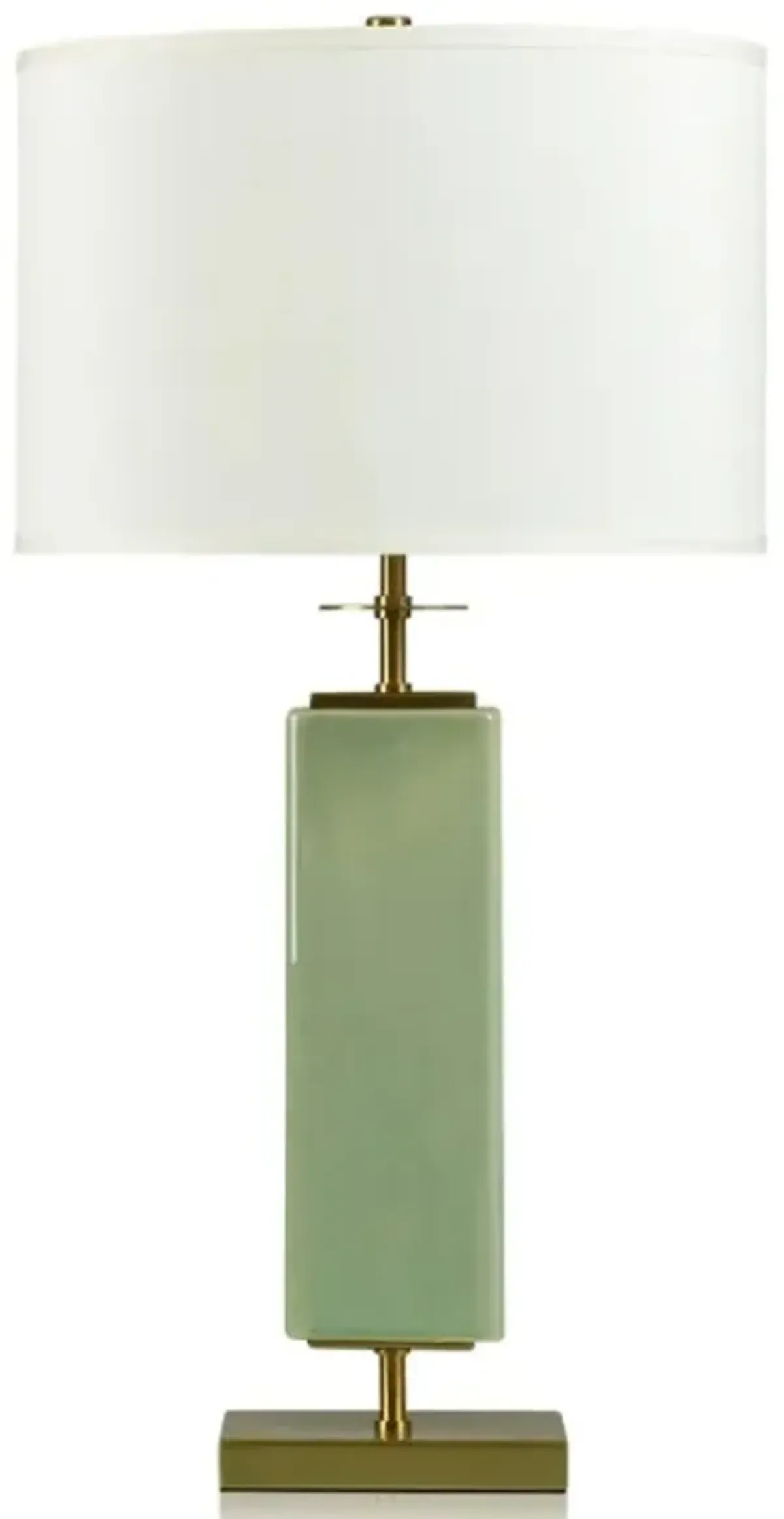 Stylecraft Dann Foley Lifestyle Melon Green Crackled and Glazed Table Lamp