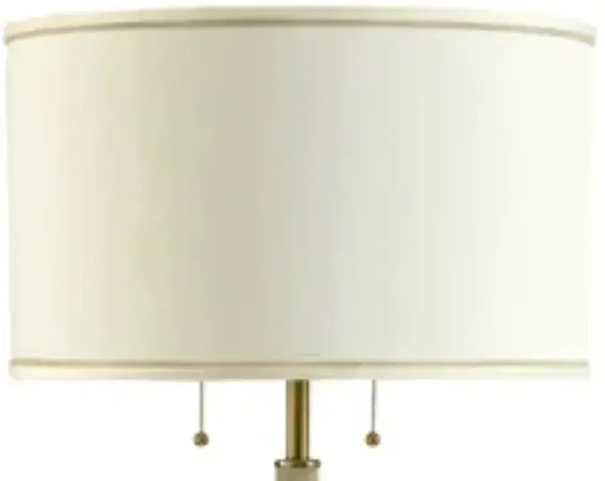 Stylecraft Dann Foley Lifestyle Polished Brass Floor Lamp