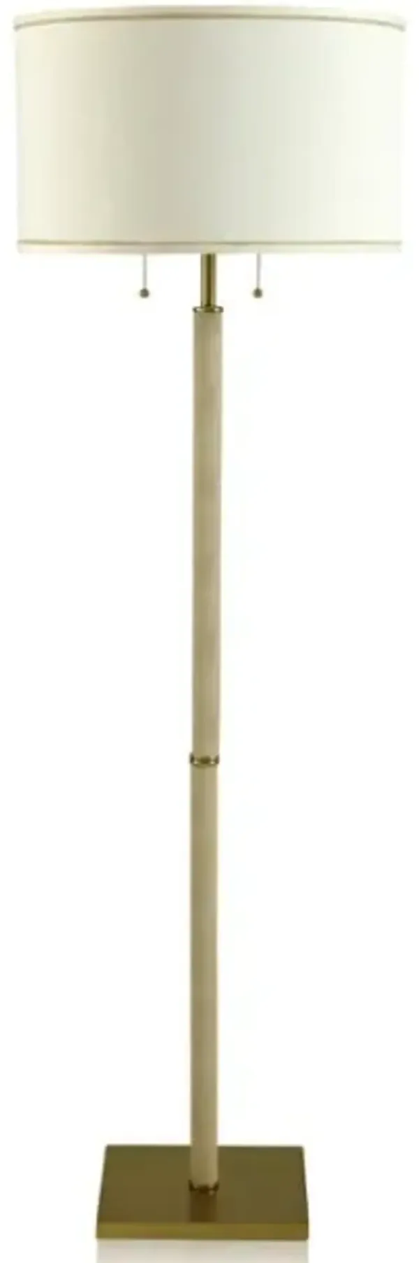 Stylecraft Dann Foley Lifestyle Polished Brass Floor Lamp