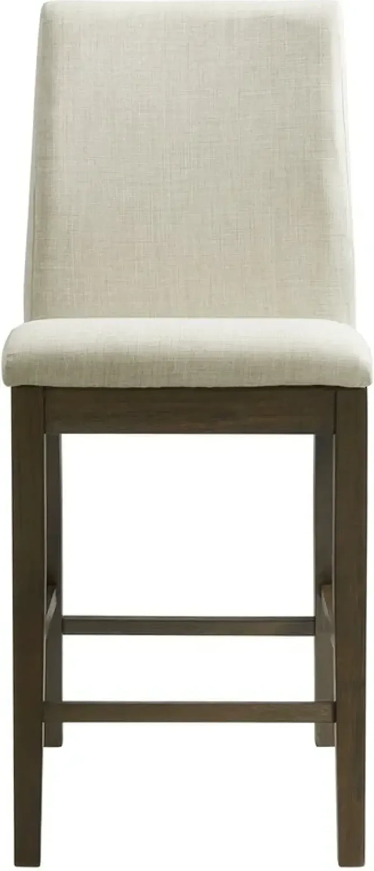 Elements International Dapper White Counter Stool