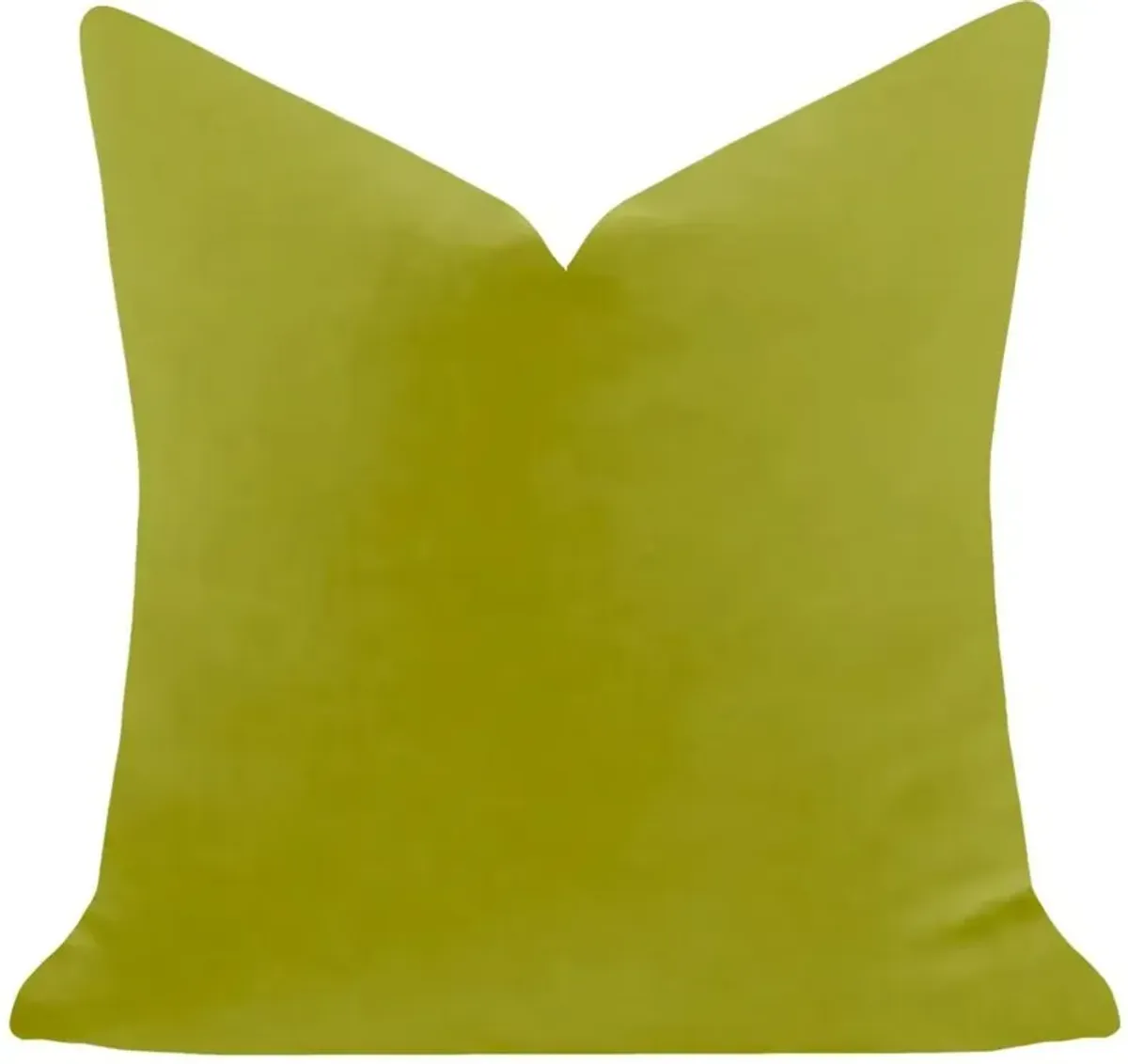 Laura Park Designs Green Cotton Velvet 22 x 22 Pillow