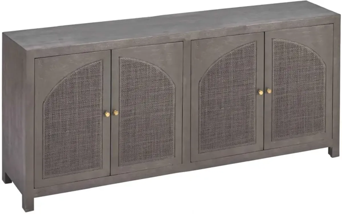 Jaipur Furniture Dynamic Silhouettes Callery Sand Blast Grey Sideboard