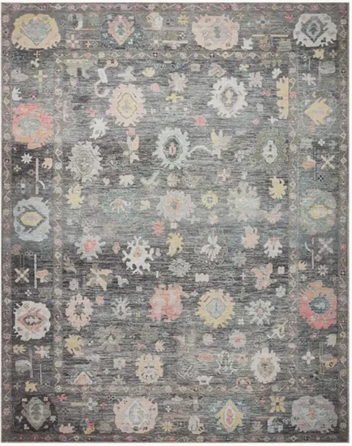 Loloi II Elysium Charcoal/Multi 8'x10' Area Rug