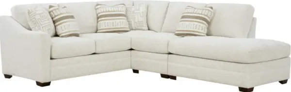 CraftmasterÂ® Design Options F9 3-Piece Seneca/Manhattan Sectional and Chaise