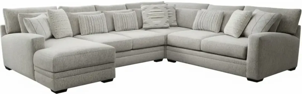 Corinthian Furniture Brighton 3-Piece Wheat Modular Sectional