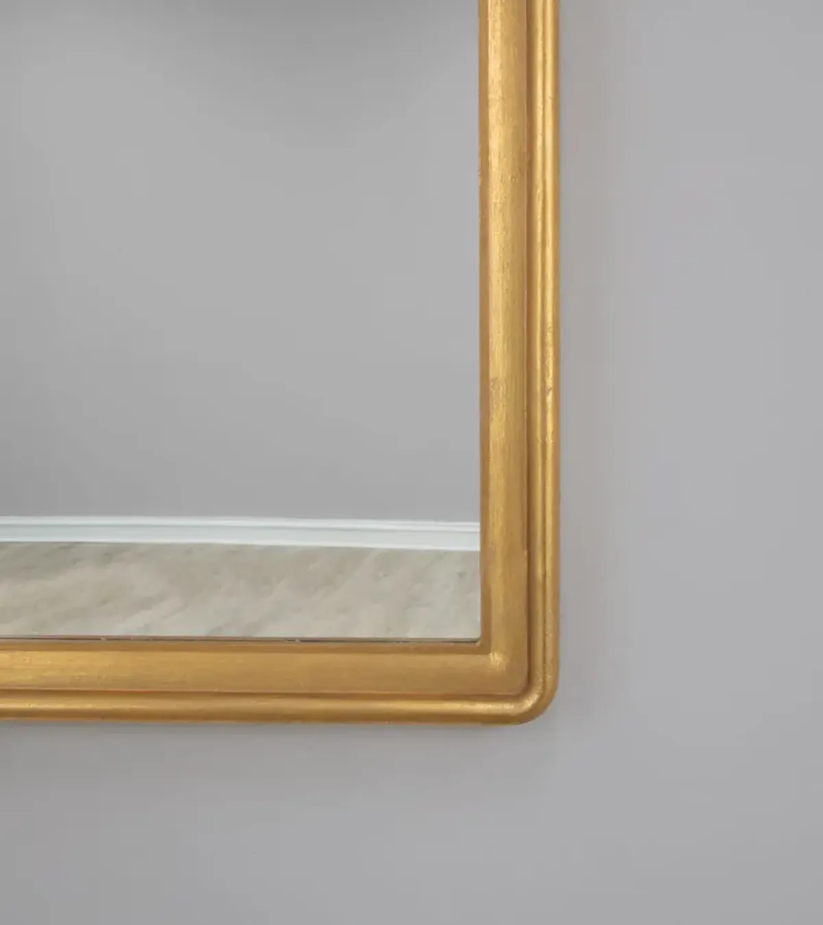 Zeugma Imports Louis Phillippe Antiqued Gold Leaf Mirror