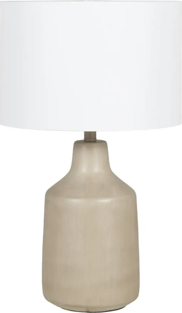 Surya Foreman Light Gray/White Lamp