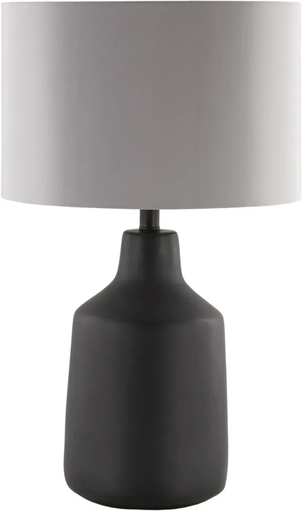 Surya Foreman Black Concrete Table Lamp