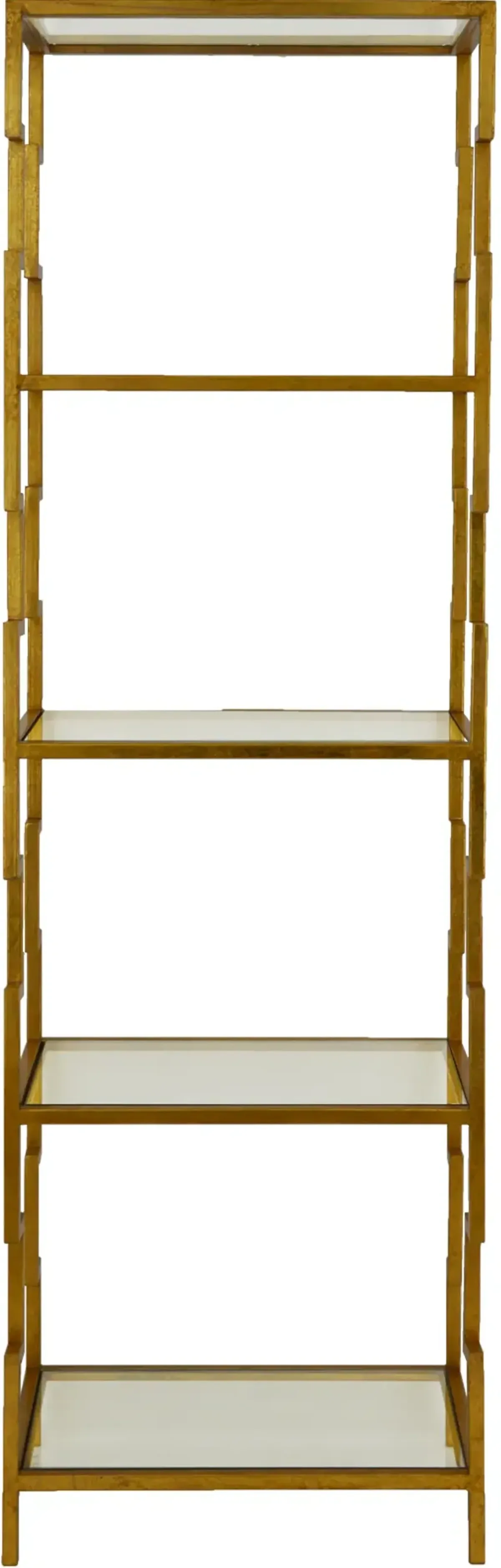 Zeugma Imports Gold Leaf Small Bookcase