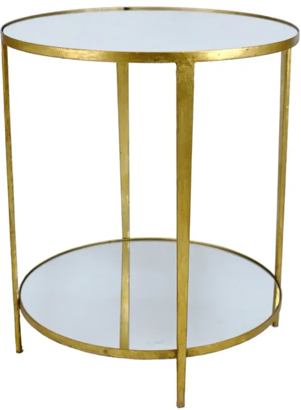 Zeugma ImportsÂ® Gold Side Table