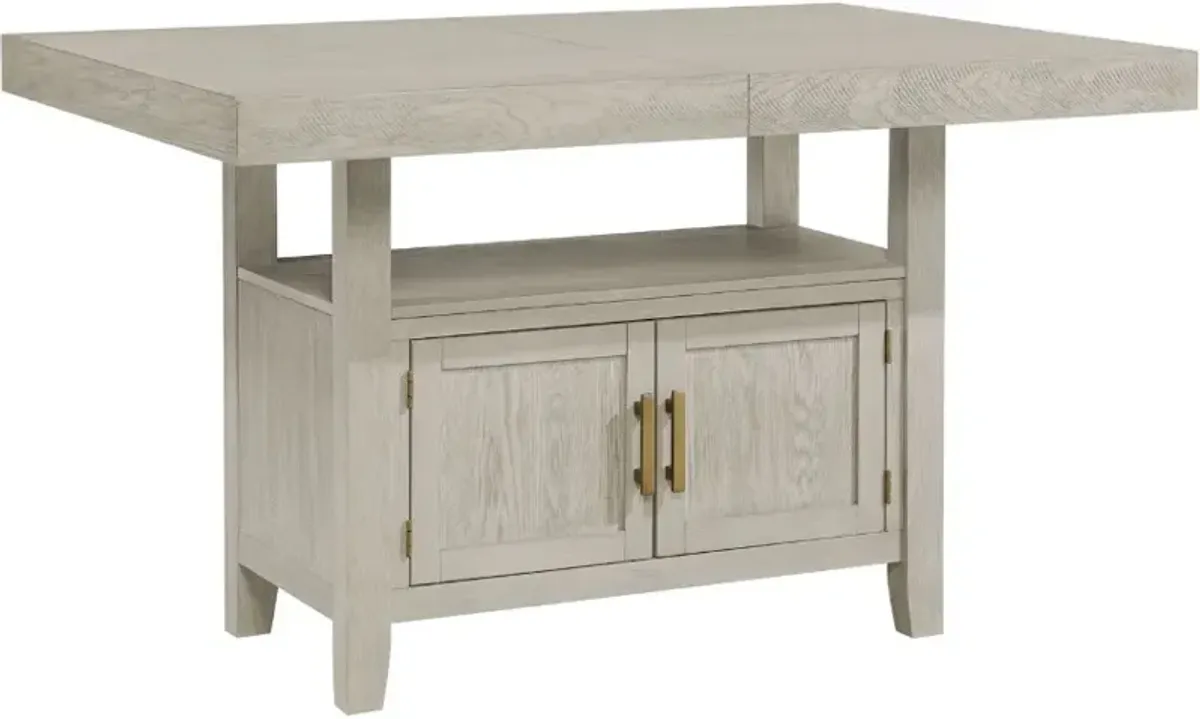 Steve Silver Co. Garland 5-Piece Greige/Oatmeal Counter Height Dining Set