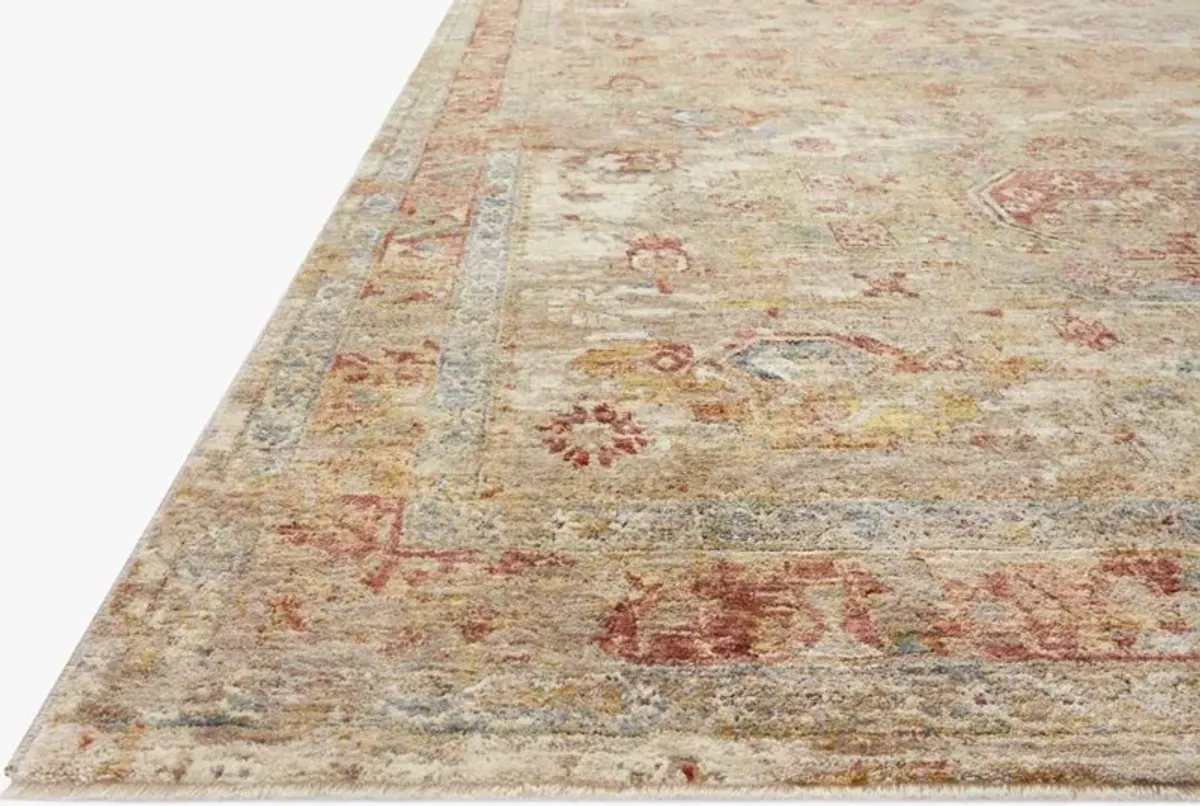 Loloi Gaia Gold/Taupe 8'x10' Area Rug