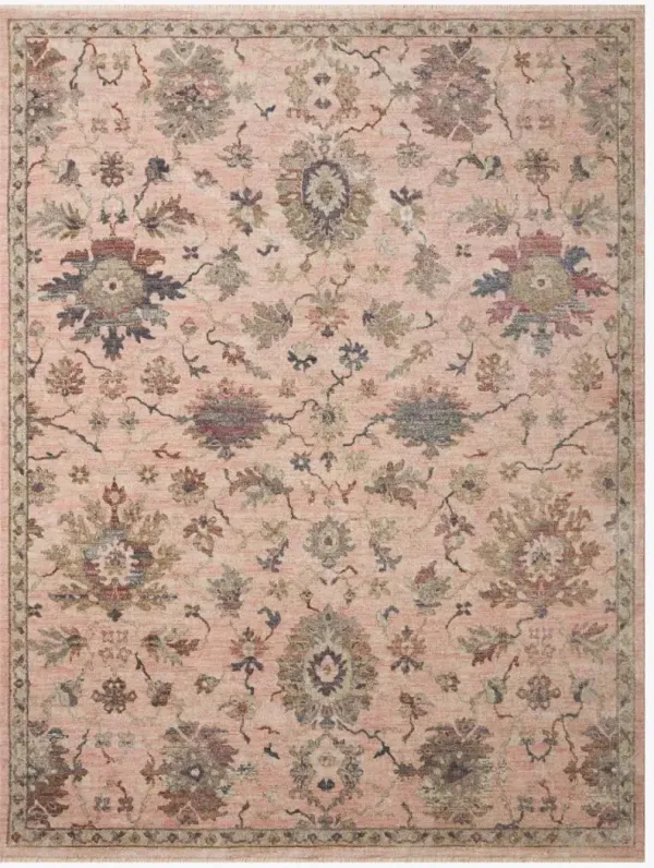 Loloi Giada Blush/Multi 5'x8' Area Rug