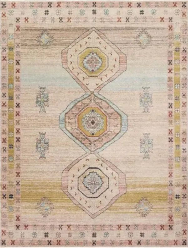 Loloi Rugs Graham Antique Ivory/Multi 7'10" x 10' Rug