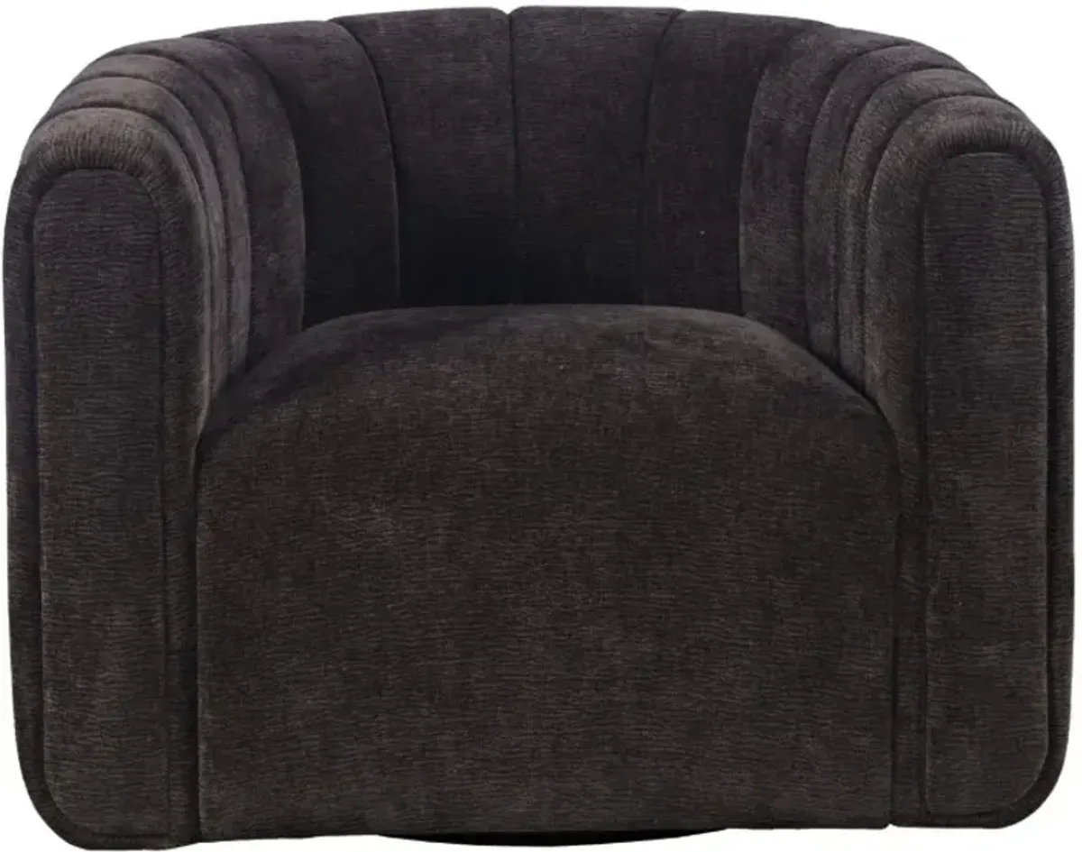 Jofran Inc. Grande Chocolate Swivel Accent Chair