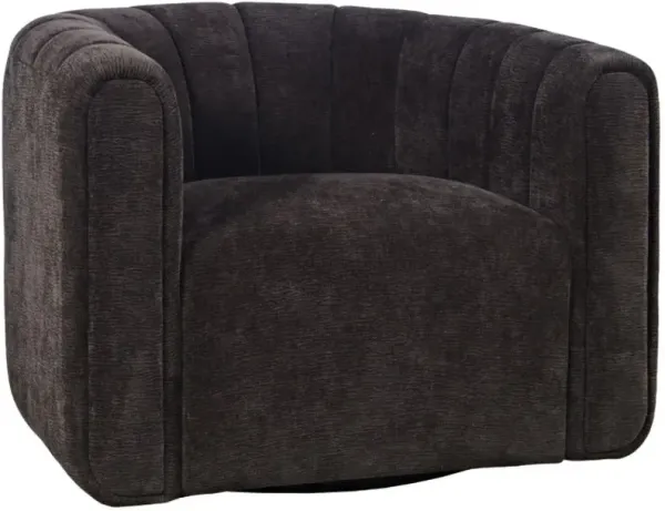 Jofran Inc. Grande Chocolate Swivel Accent Chair