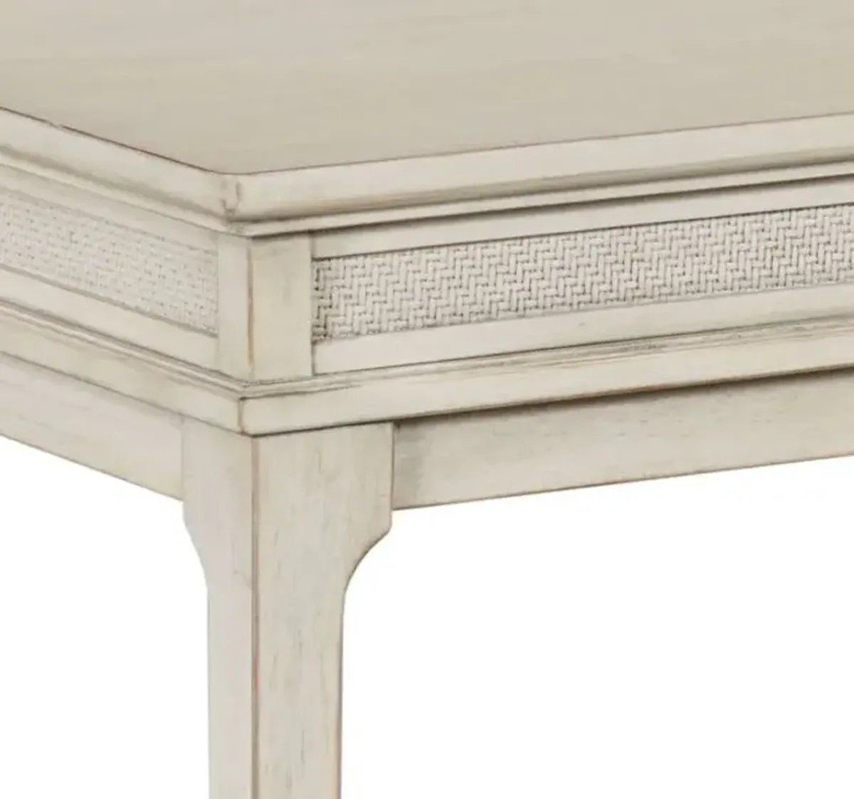 England Furniture Serra Classic White Sofa Table