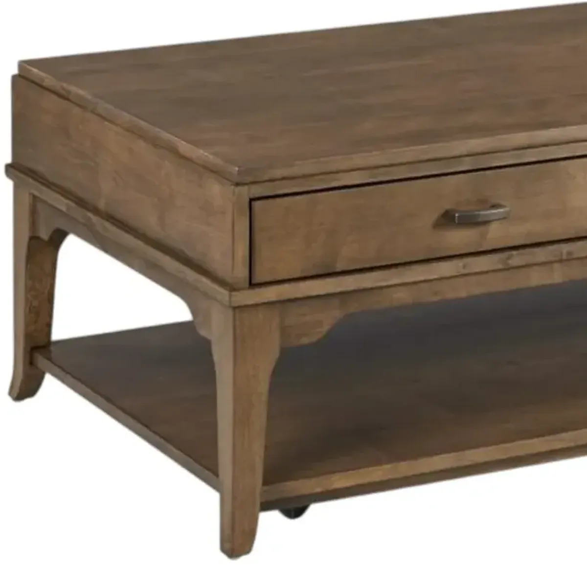 England Furniture Nicolette Brown Rectangular Cocktail Table