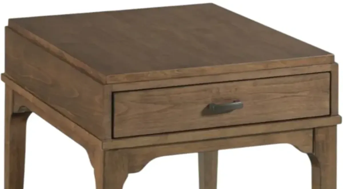 England Furniture Nicolette Brown Rectangular End Table