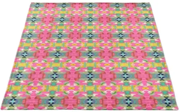 Laura Park Designs Fleece Flannel 50"x60" Paradise Blanket
