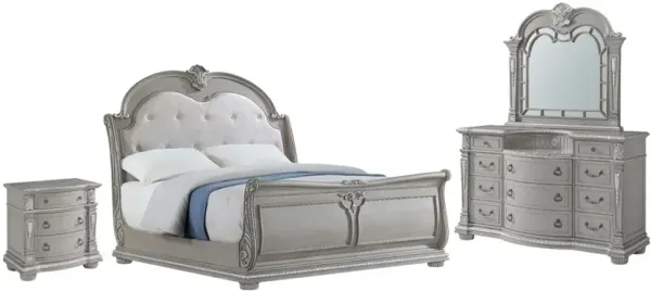 Holland House 4-Piece Gray Queen  Bedroom Set