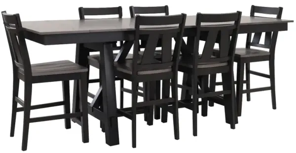 Holland House Furniture Holly Manor 7 Piece Dining Set